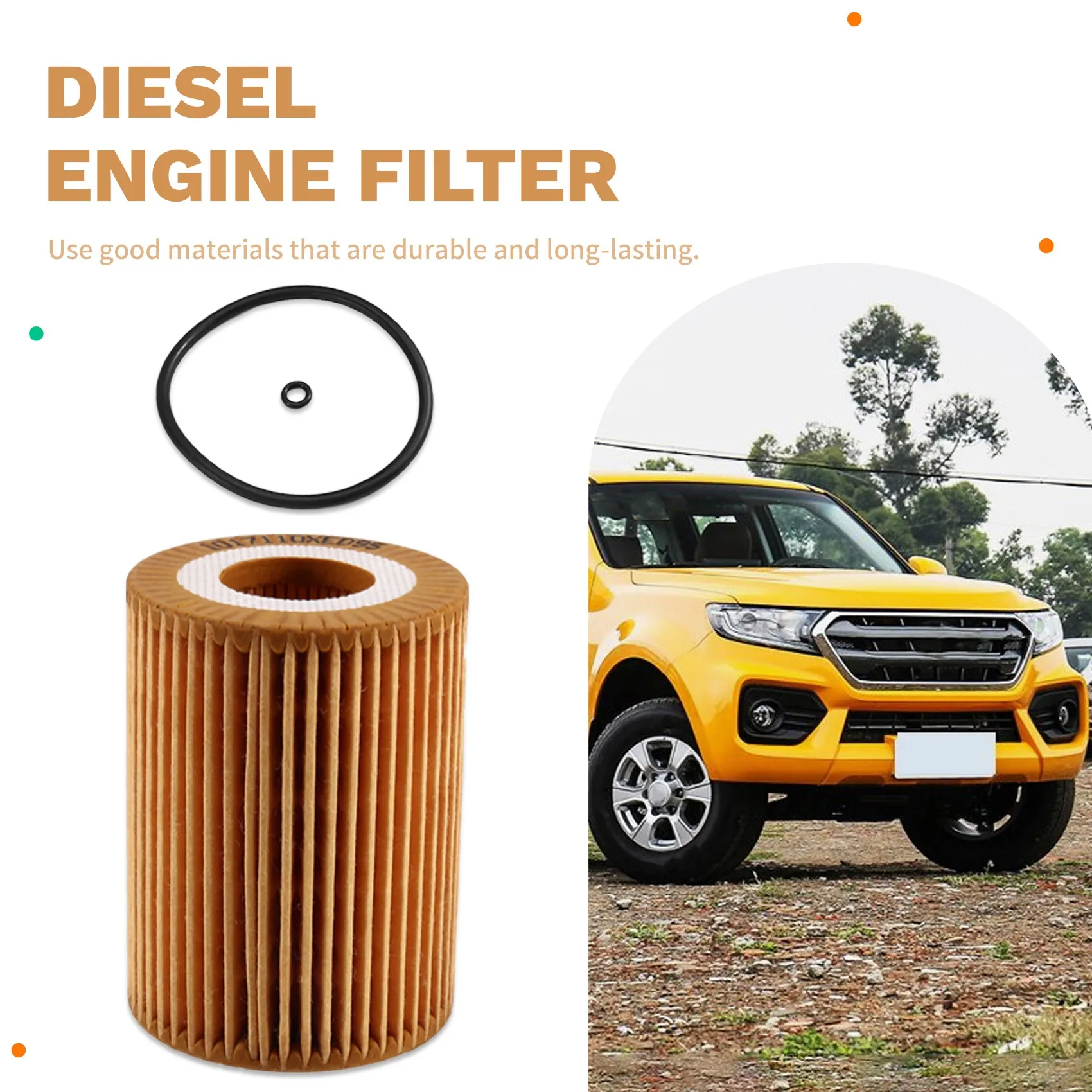 ل هافال بوير للجدار العظيم باو مدفع GWM الطاقة FENGJUN7 2.0T GW4D20M 10 قطعة فلتر زيت 1017110XED95 محرك الديزل #2