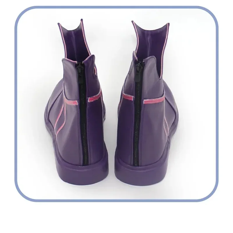 25COSLOL the Boy Who Shattered Time Ekko Cosplay Shoes Halloween Carnival Boots Cosplay Prop PU Leather Shoes Custom Made