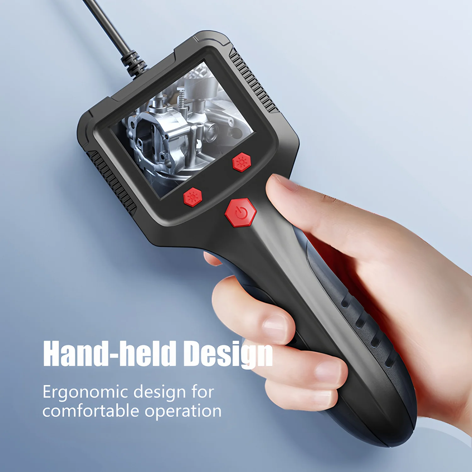 2.4 Inch Display Handheld Automotive Detector 5.5mm Lens Camera Video Inspection Wide Angle Industrial Endoscope