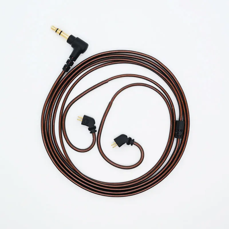 New For Shure MMCX HD650 QDC IM Oxygen-free copper tape shield 2Pin 0.78 earphone upgrade cable A2DC Earphone accessories