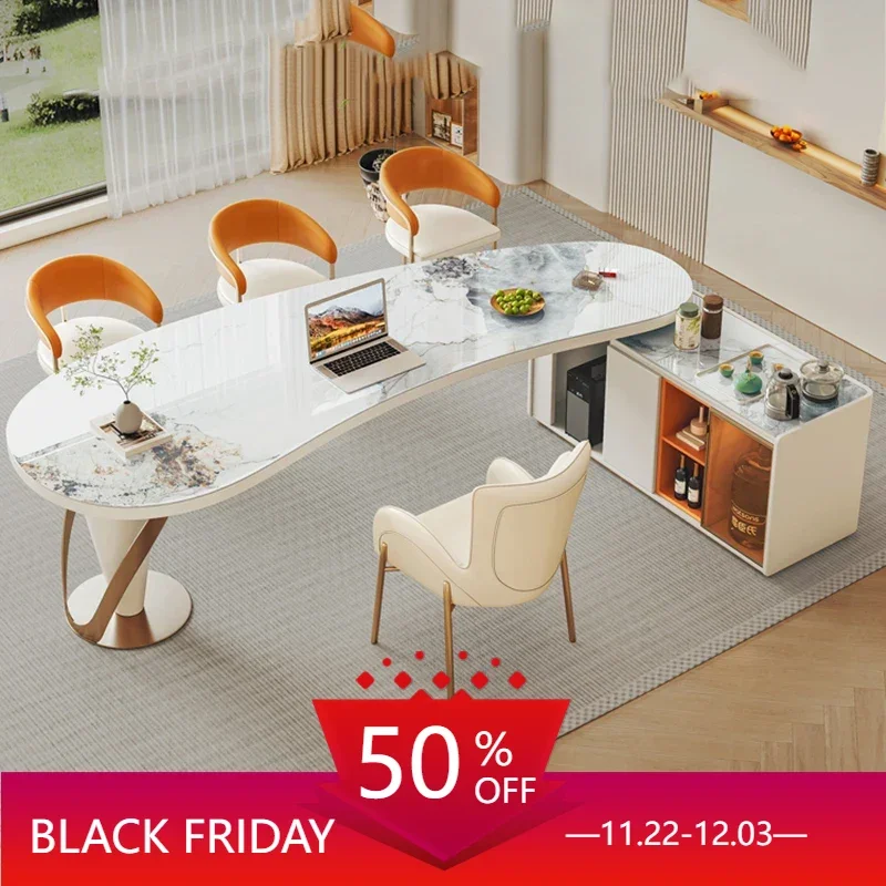 Study Kitchen Island Table Hallway Luxury Dining Restaurant Tables Chairs Extendable Set Sala Da Pranzo Home Furniture XF20XP