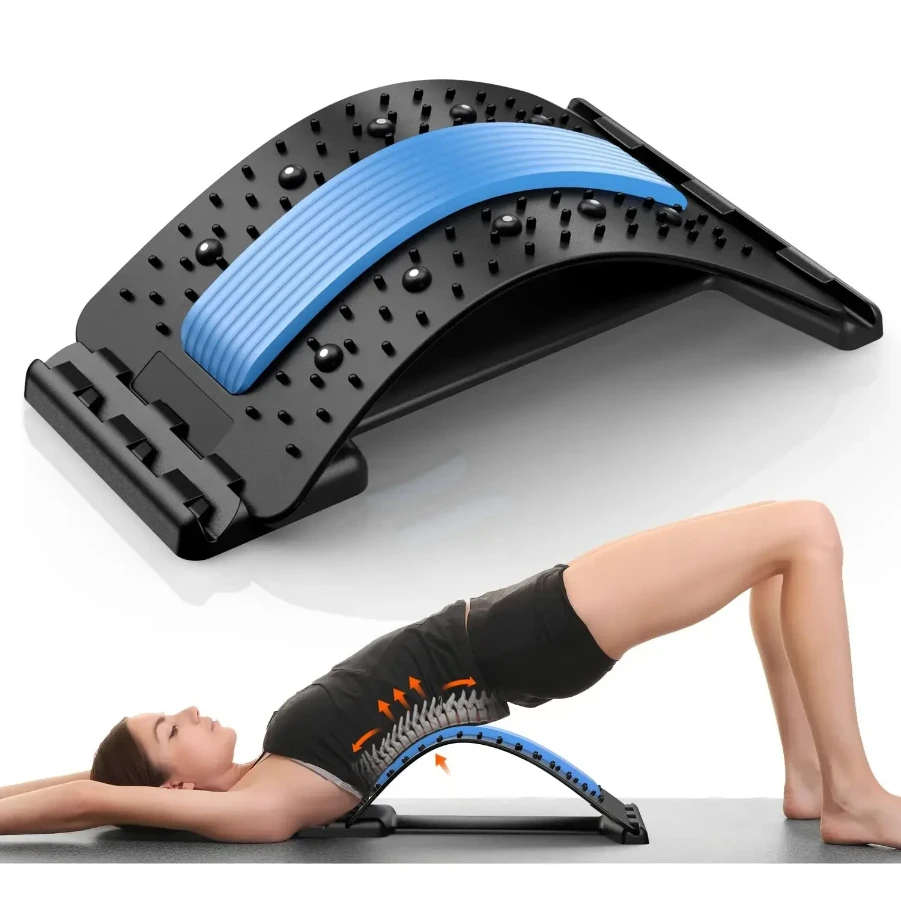 Back extensor, lumbar support, relieve back pain relief lumbar, for herniated disc lower back and upper back support