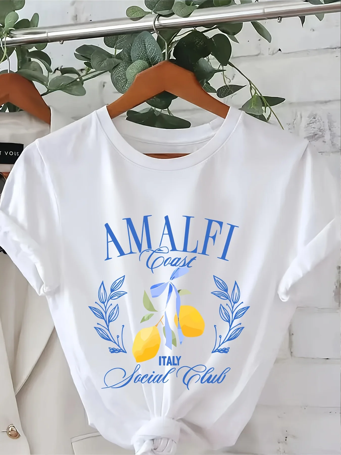 

Модная женская футболка с круглым вырезом и коротким рукавом, с принтом в виде букв, повседневная, удобная, женский топ