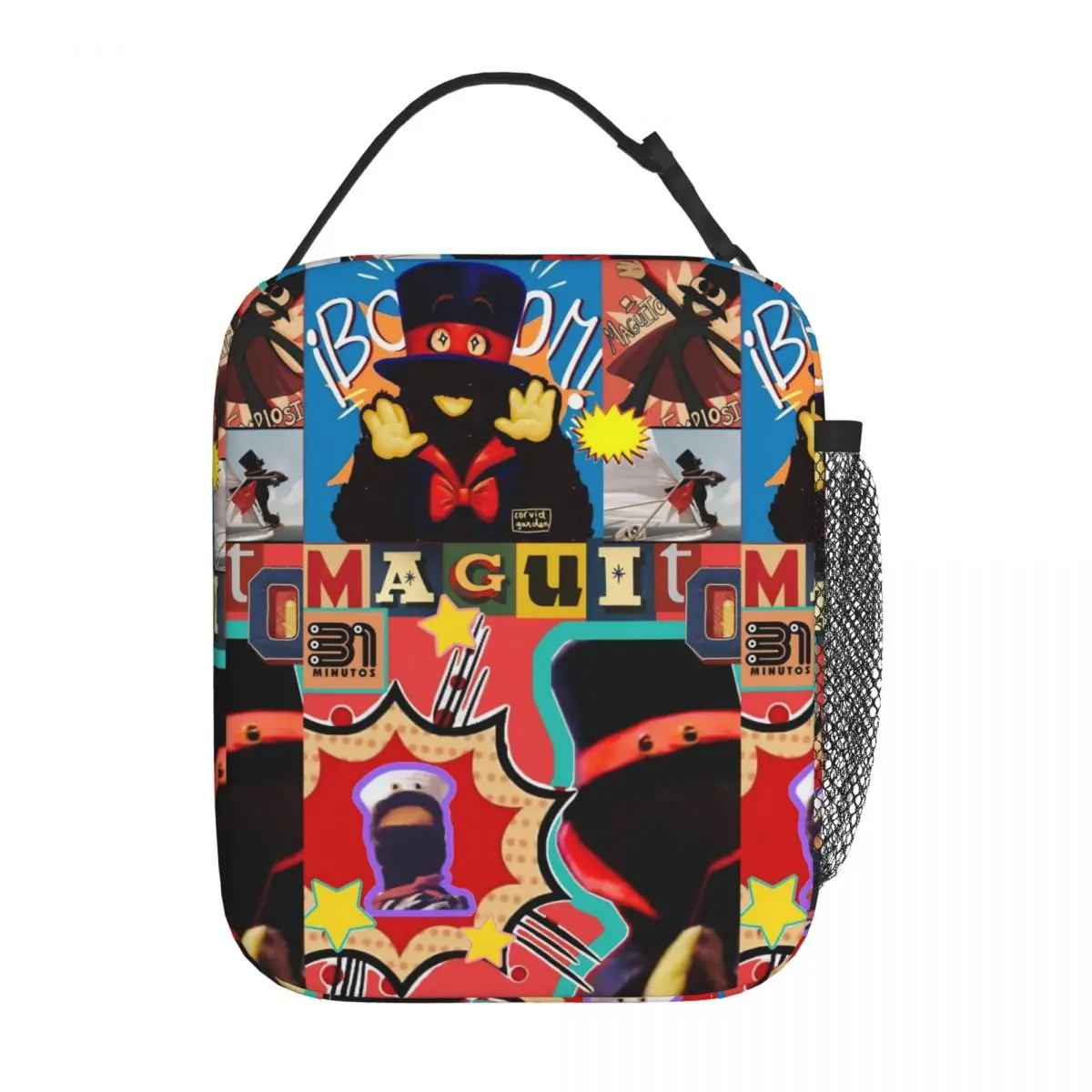 

31-минутный изолированный ланч-сумка с чилийским мультфильмом, сумка-холодильник, контейнер для обеда, сумка-тоут Dante Torobolino, ланч-бокс, сумки для еды, колледж