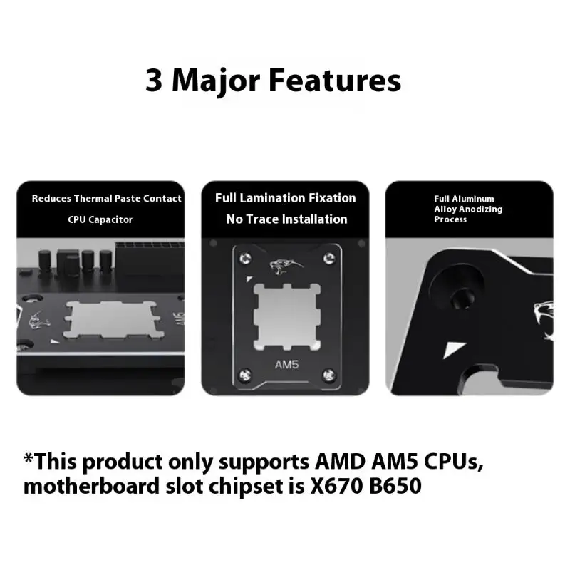 1 Set Black Amd Fas…