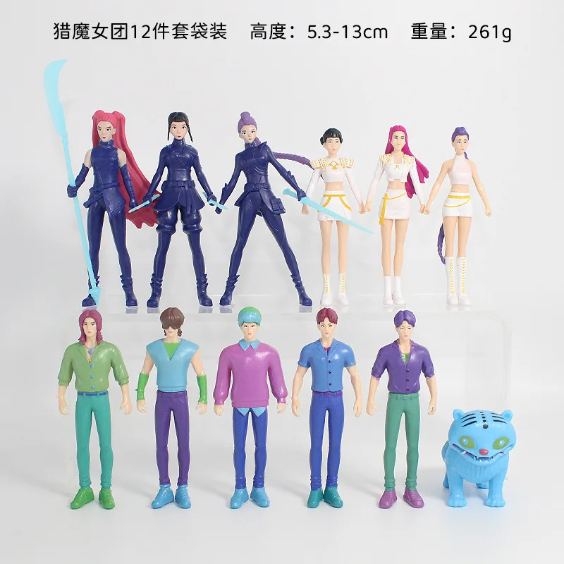 

Anime Kpop Demon Hunters Figure Model Toy PVC Cartoon Gaming Peripherals Desk Decoration Collection Figures Model Toy For Gifts