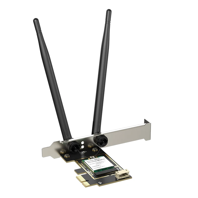 

EP-9617ES High Performance AX900 Wifi 6 Bluetooth 5.4 PCIe Adapter Dual Band 802.11AX 900Mbps