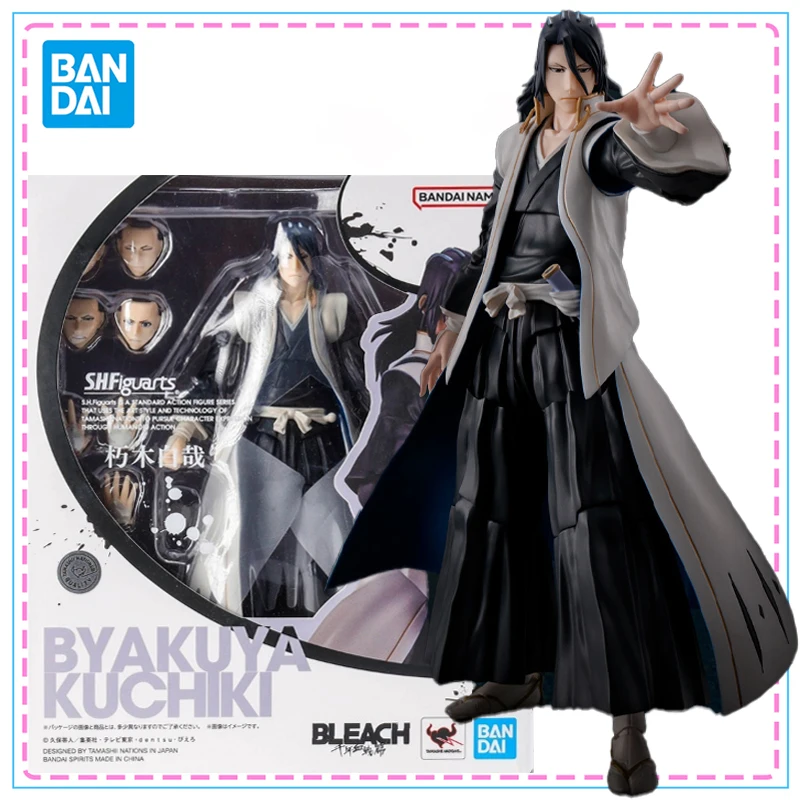 

Bandai S.H.Figuarts Bleach Kuchiki Byakuya Collection Model Action Figure Original Genuine SHF Figure Model Kit Finished ToyGift