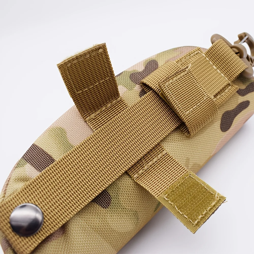 Tactical Fashion Glasses Case for Outdoor Lovers - Durable polyester, black, suitable for hunting and fishing image 4