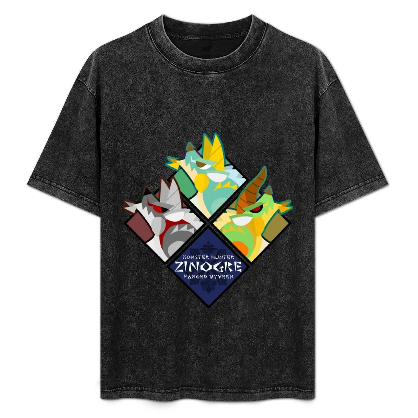 

Zinogre Tiles T-Shirt Quick Dry Training Short Sleeve Tee