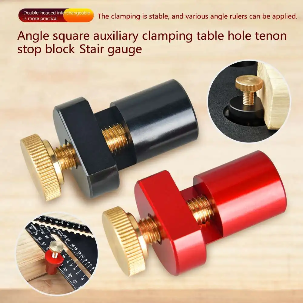 19mm 20mm MFT Table Workbench Bench Dog Clamp Stop Woodworking Workbench Peg Brake Stopper Ruler Stop Fence