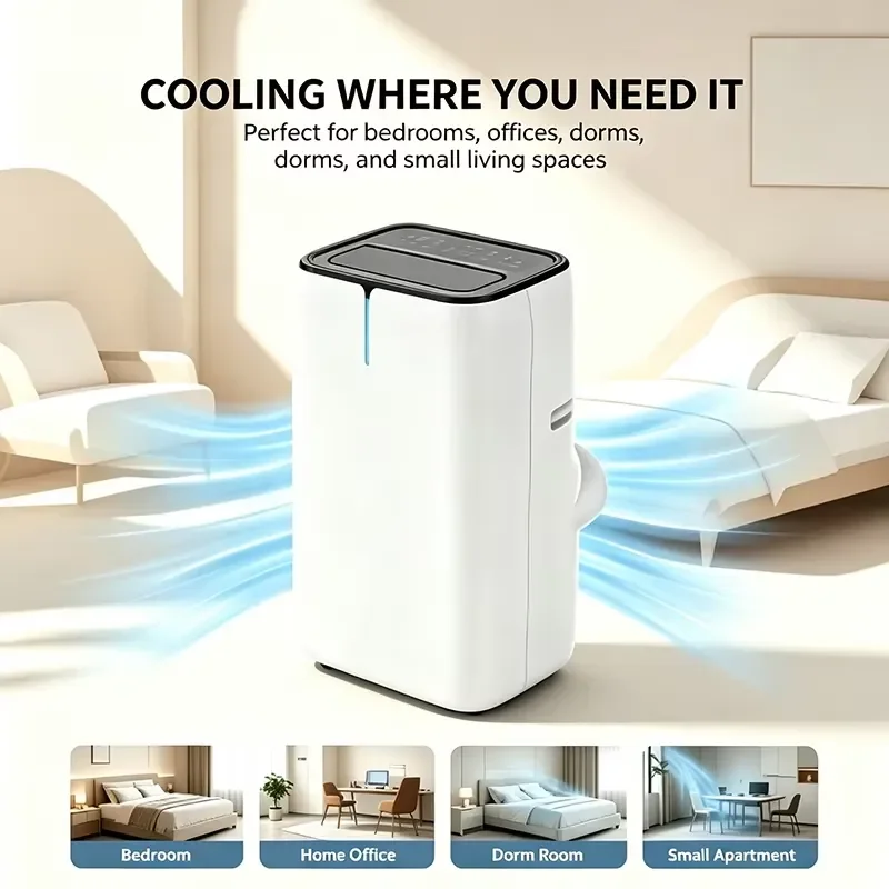 Portable Dual Purpose Air Conditioner 220-240V Smart Household Appliance Custom Color Brand OEM Design for Home Use Compact