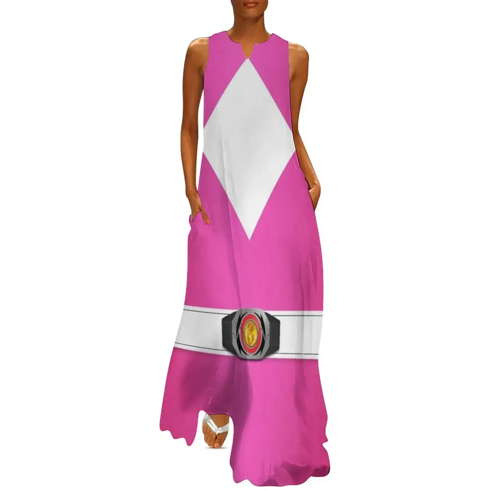 

MMPR Pink Long Dress prom dress 2025 Long dress woman clothes for women