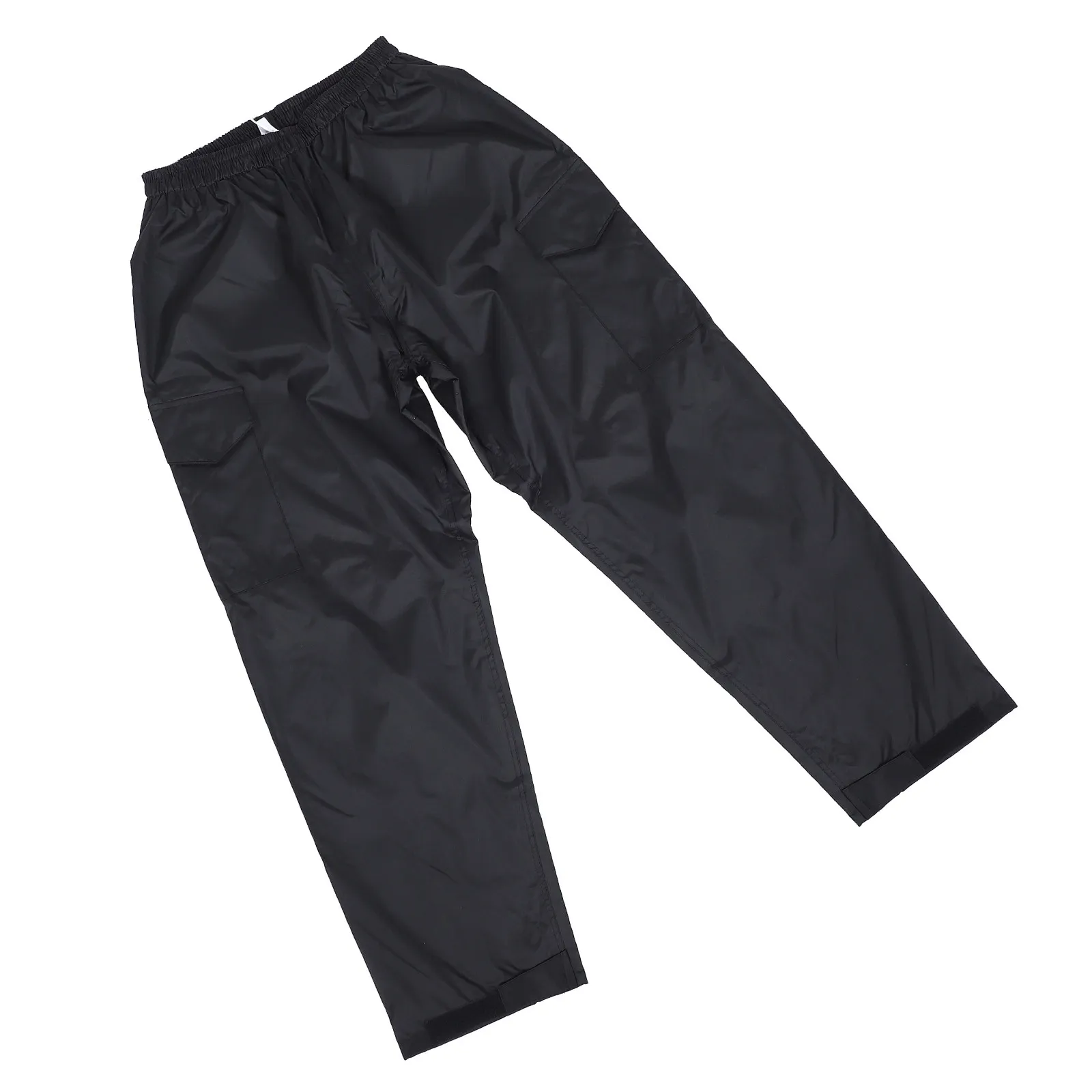 

Waterproof Breathable Rain Pants Double Layer Wear-Resistant Outdoor Rain-Proof Pants Elastic Waist for Hiking Fishing Camping