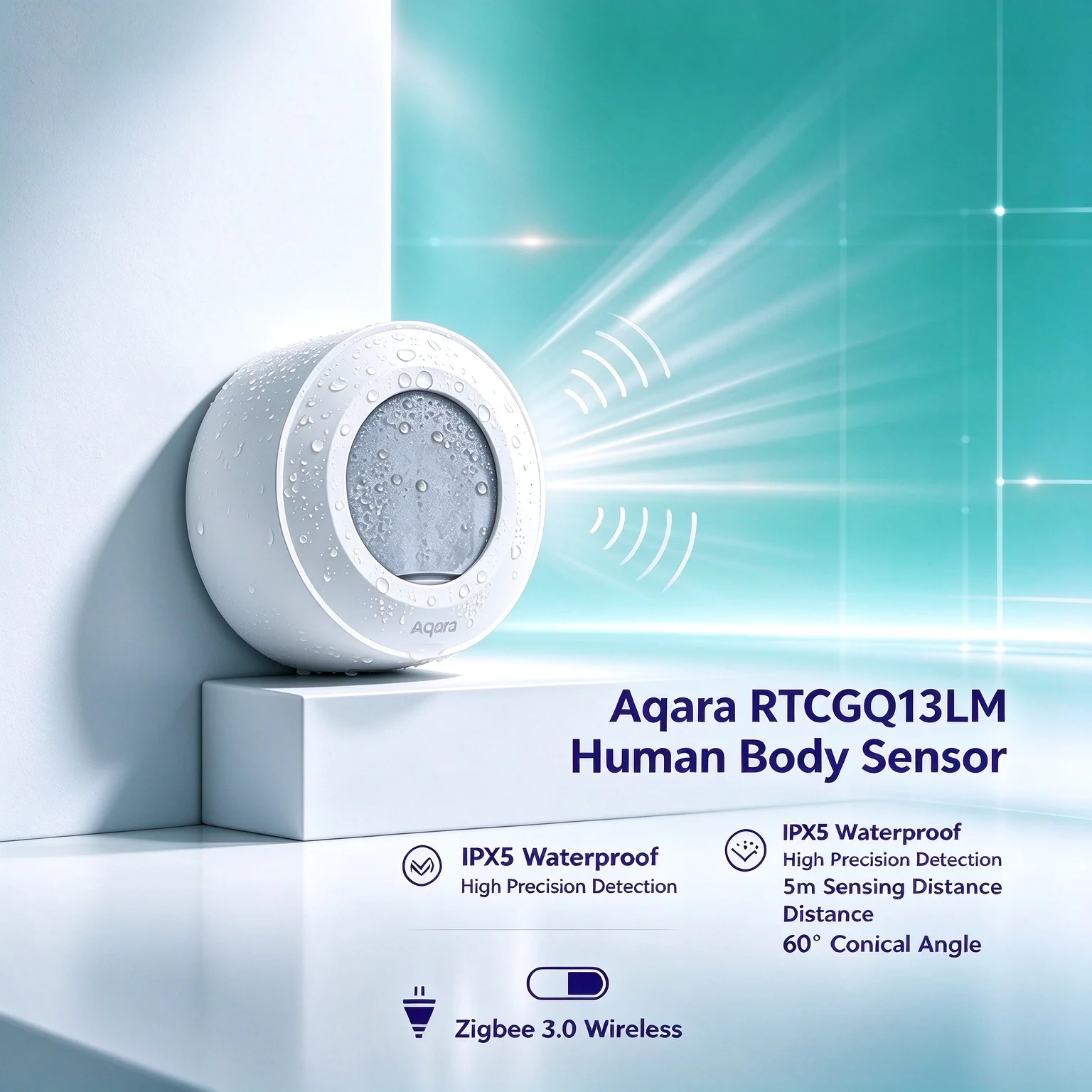Aqara High Precision Body Motion Sensor ZigBee 3.0 Wireless Smart Human Body Detector For HomeKit Aqara Home App Smart Home