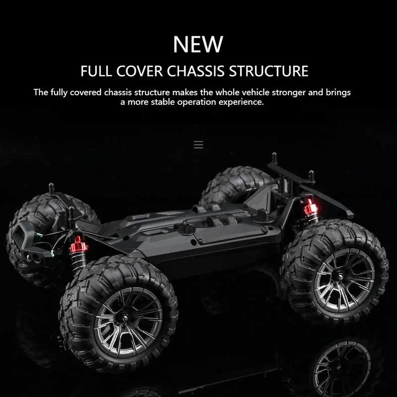 1:16 Full Scale Four-drive Remote Control Large Wide Foot Off-road With Differential Climbing Drift High Speed Car Toy Gift