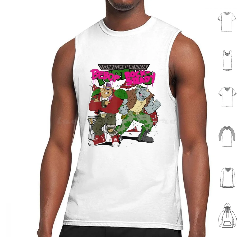 Bebop And Rocksteady Graffiti Tank Tops Vest Sleeveless The Christmas Your Girly Meme On Halloween Or Adorable As