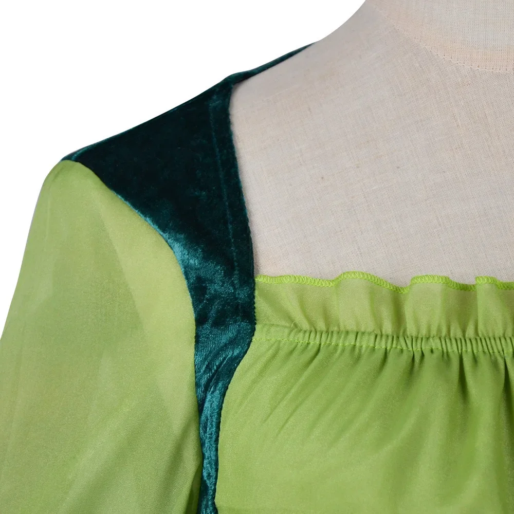 Robe de Fée Elfe Verte avec Ailes – Modèle 2 – photo 7