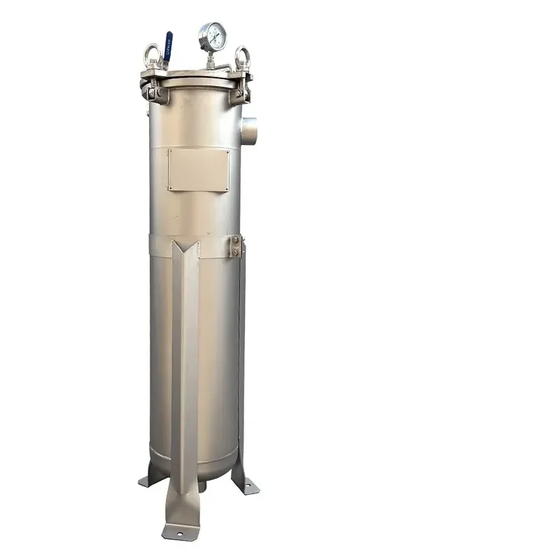 Filter Bag Applicable SS 304/316 Single Bag Filter Housing for Various Applications