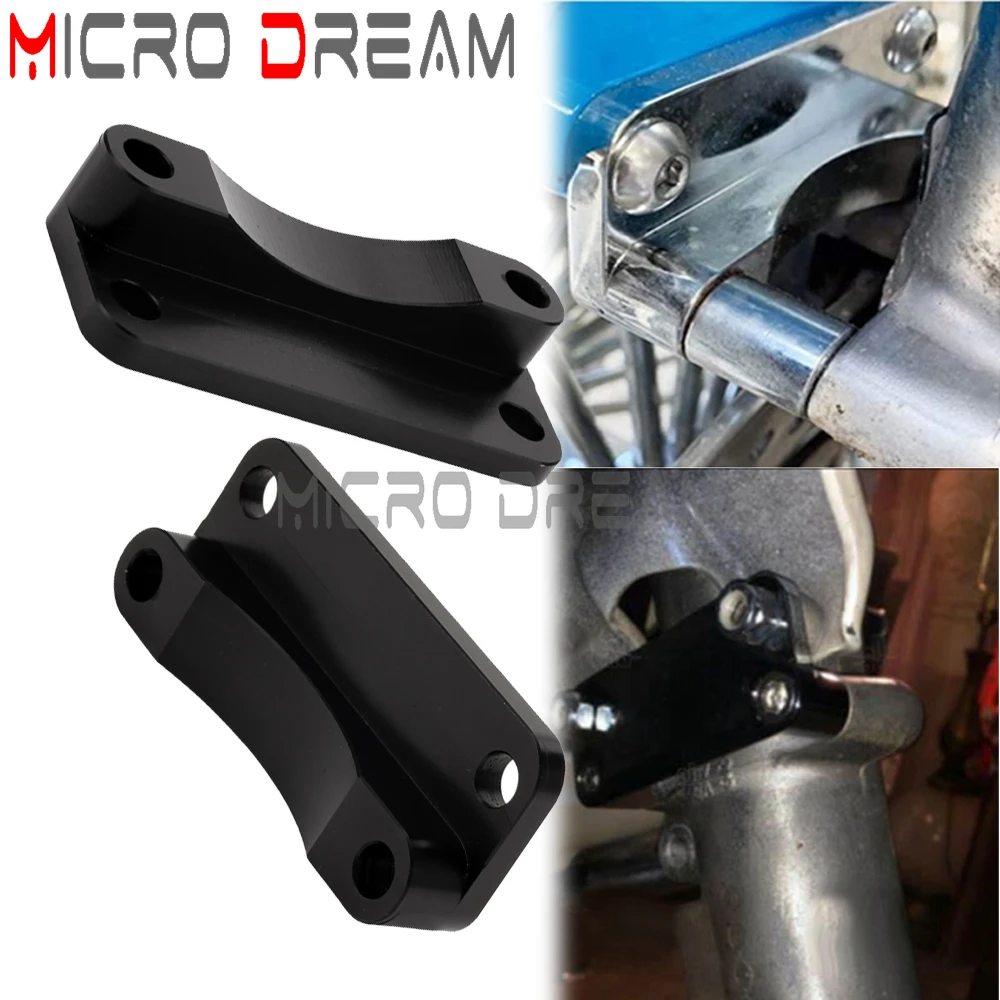 

21" Wheel Tire Front Fender Relocator Adapters Spacers Kit For Harley Flhrsei2 Softail Road King Electra Glide FLHT FLHR 2003-13