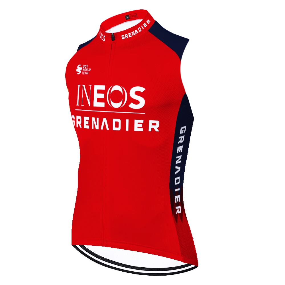 2026 proteam ineos cycling jersey breathable summer sleeveless MTB Ropa Ciclismo grenadier maillot quick dry bike jersey
