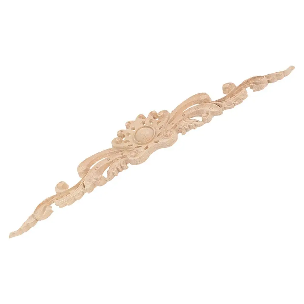 

Furniture Cabinet Carved Corner Applique Wooden Onlays for Cabinets Decorate Chinese Panel Flower