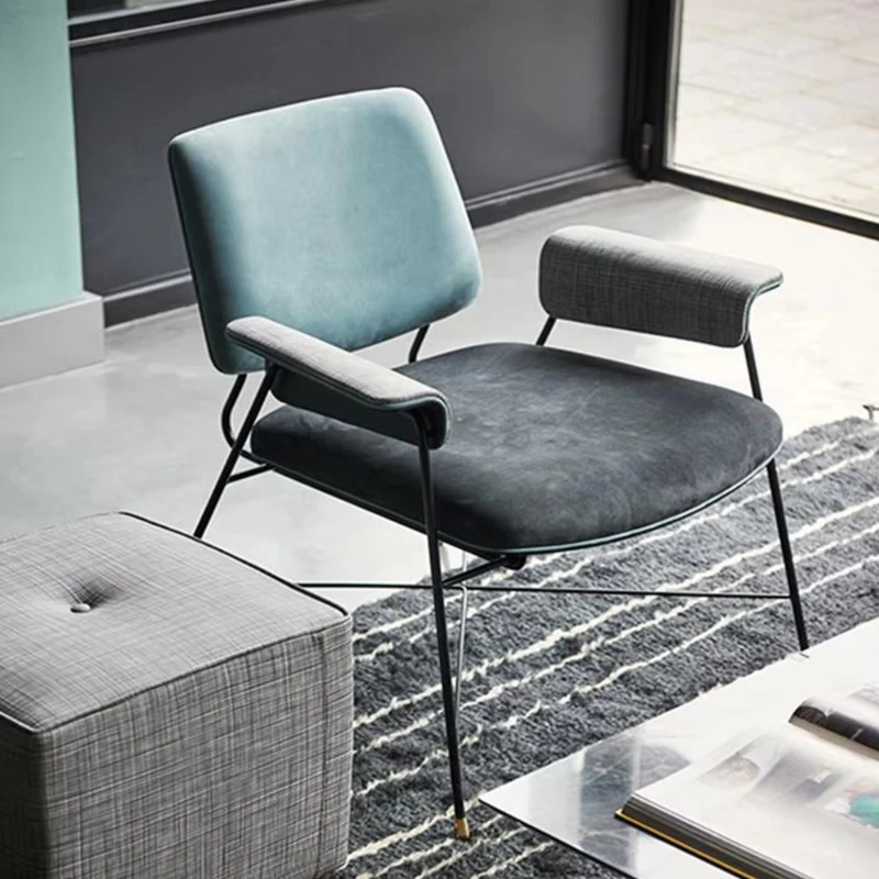 

Black Frame Contemporary Design Living Room Padded Armchair