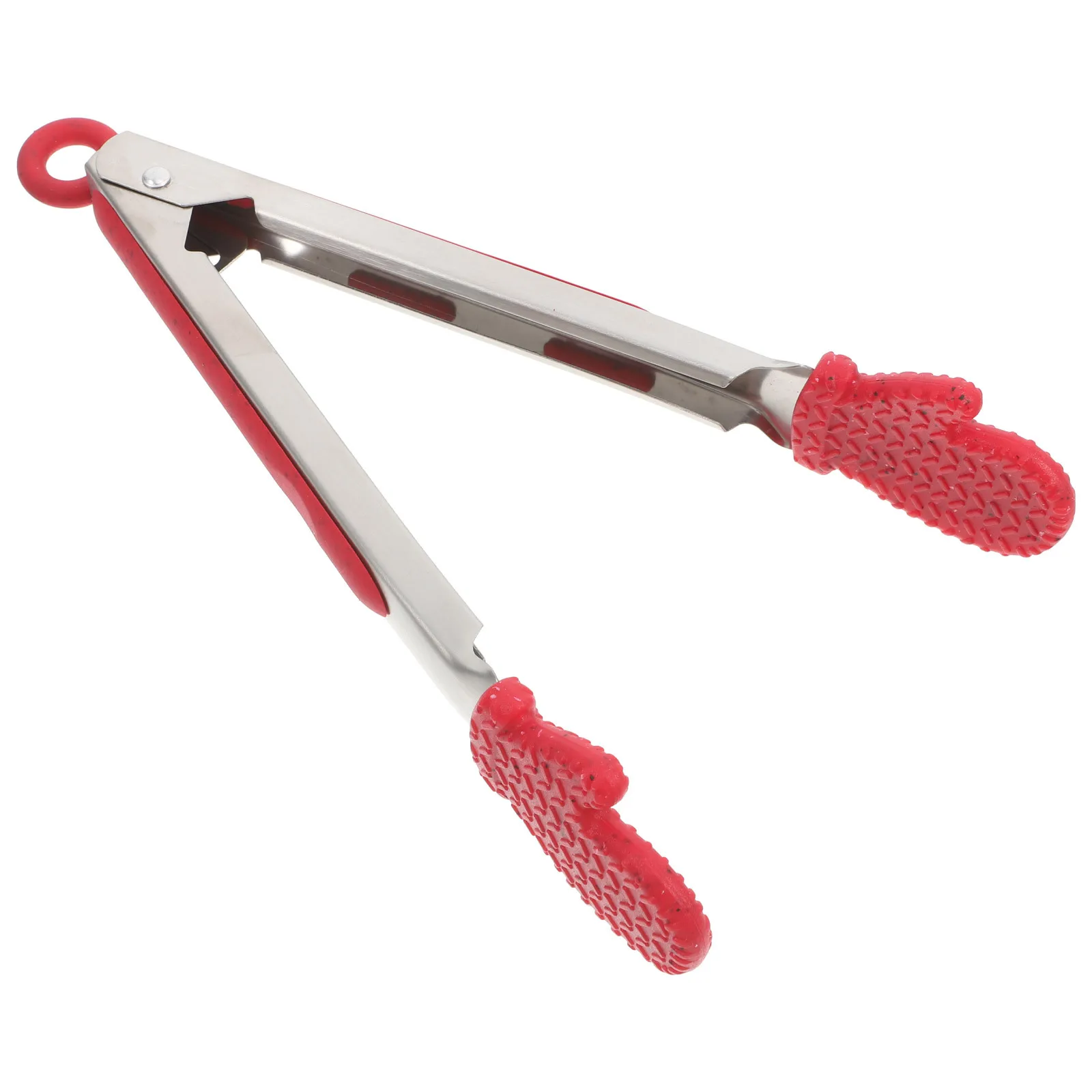 

1Pcs Christmas Gloves Food Tong Stainless Steel Clip Bread Steak Barbecue Kitchen Supplies Long Handle