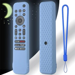 for Sony Remote Control Protective Silicone Case RMF-TX810U RMF-TX811U RMF-TX910U Cover Shockproof Anti-Slip Sleeve Lanyard