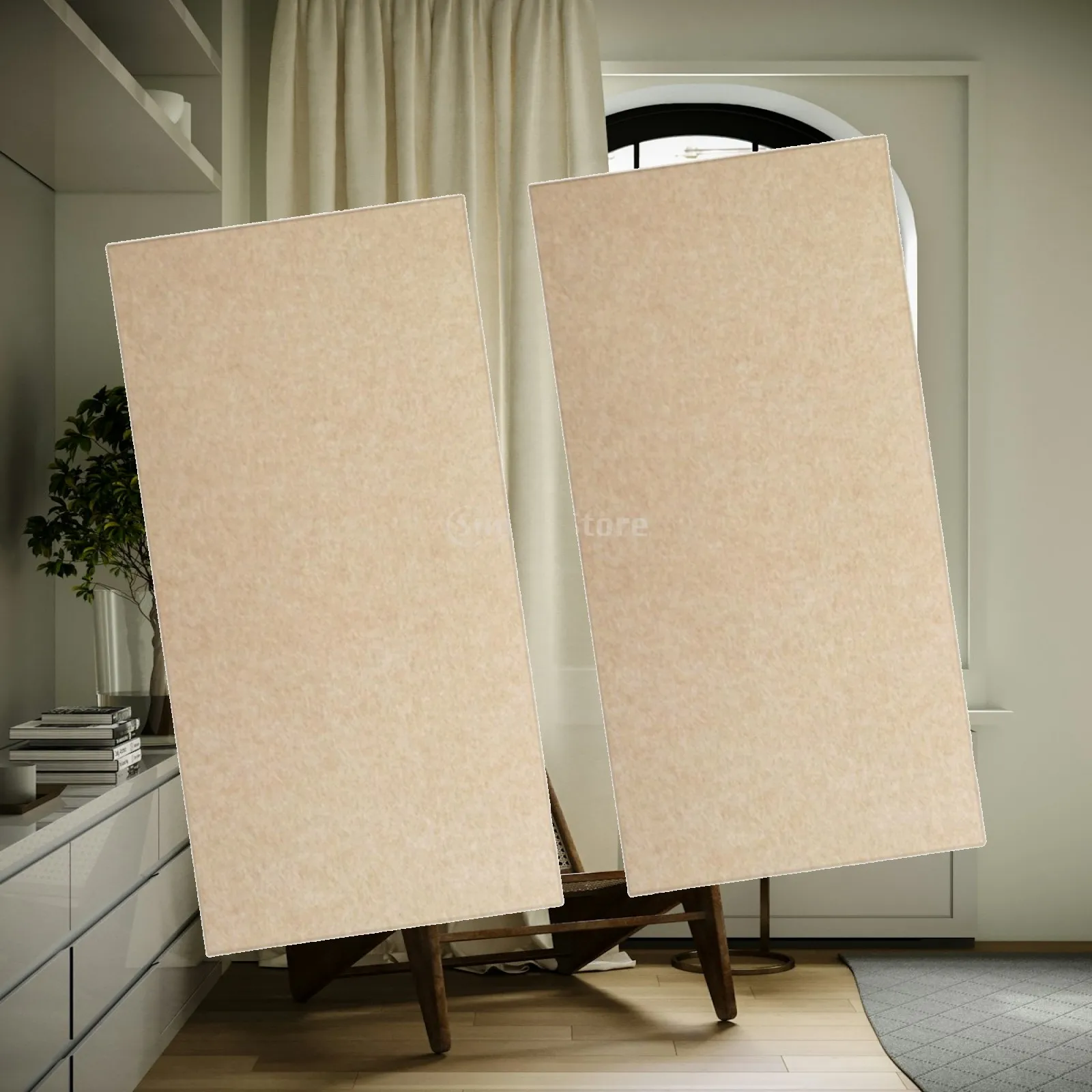 2x Felt Bulletin Boards,Sturdy,Creative Wall Organizer,Push Pin Board,Alternative,for Walls Bedroom Kitchen Living Room Decor