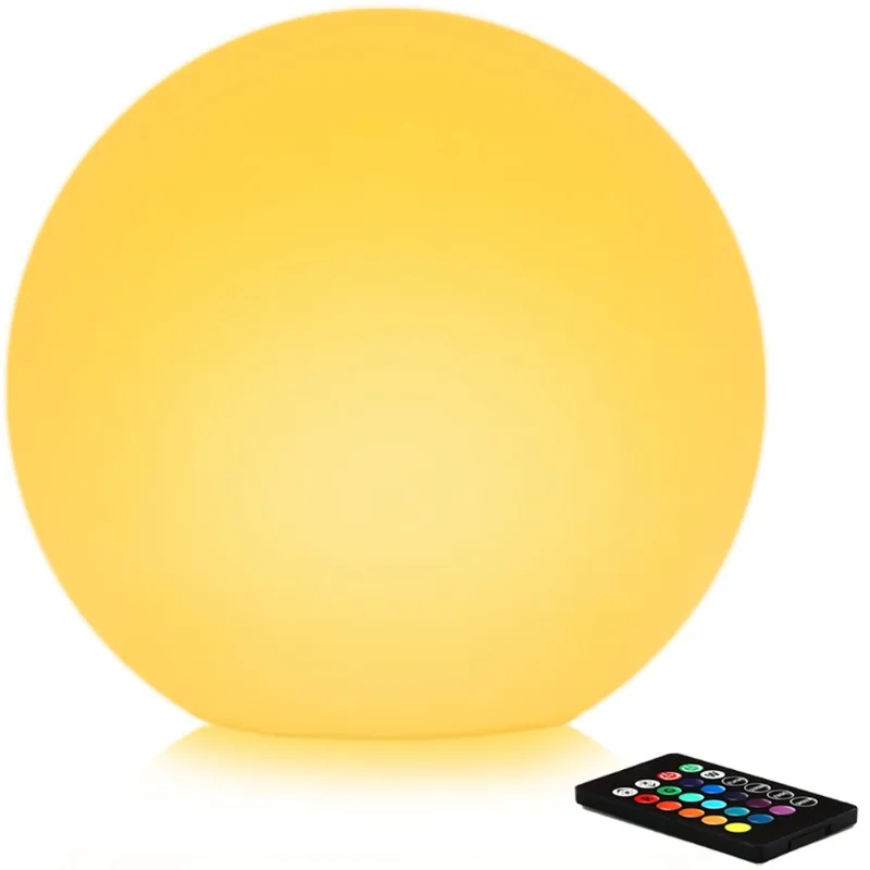 

Solar led ball light plugged lawn light outdoor waterproof colorful remote control garden decoration light