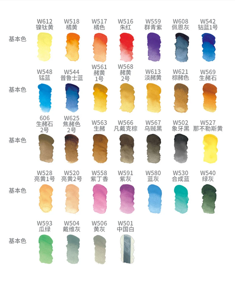 Korea Mijello Mission Gold Class 15 ml Tube-Aquarellfarbe, Serie A/B, ultralebendige, reine Aquarela-Pigmente für Künstler – Detail 5
