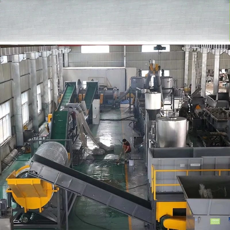 Plastic PET Bottle Recycling Line Waste Recycling Machine For PET Bottle