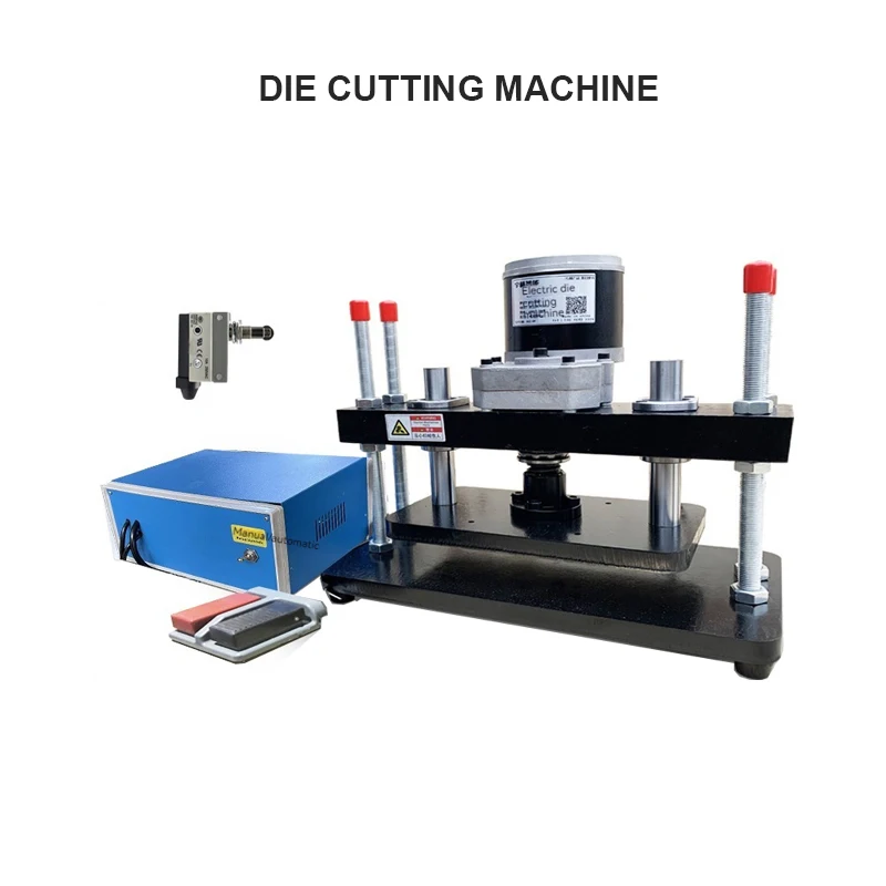 600W/800W Semi-Automatic Press Small Electric Manual Die Cutting Machine Flattening Machine Leather Cutting Feeder Punch