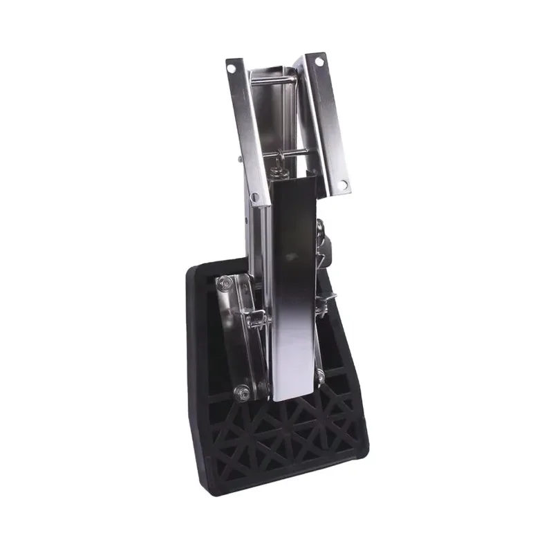 ISURE MARINE Adjustable Outboard Motor Bracket Stainless Steel Boat Mount Kicker Auxiliary 7.5-20 for 2 Stroke Motors