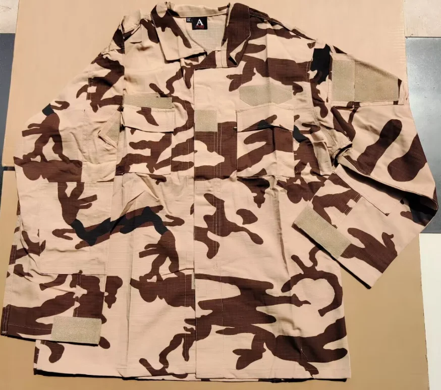 Chad Camouflage Uniform Desert Man Include Jacket Pants African