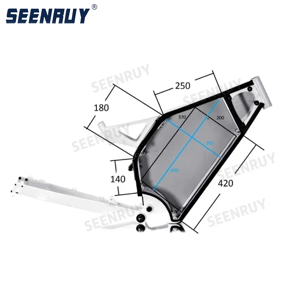 Lithium Ion Battery Pack 72v 55Ah 50Ah 550A Peak Electric Motorcycle Bike For 5000w 8000w 10kw Electric Scooter E Bike Frame