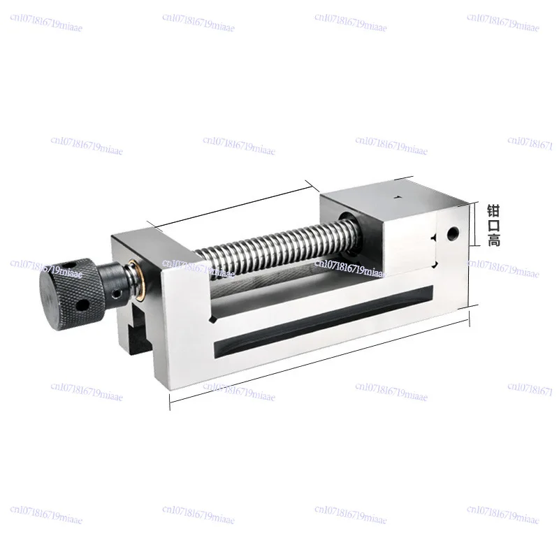 Precision Flat Vise Small Grinder Batch Bench Vise Fixture Drilling and Milling Machine Manual Manual Right Angle Vise