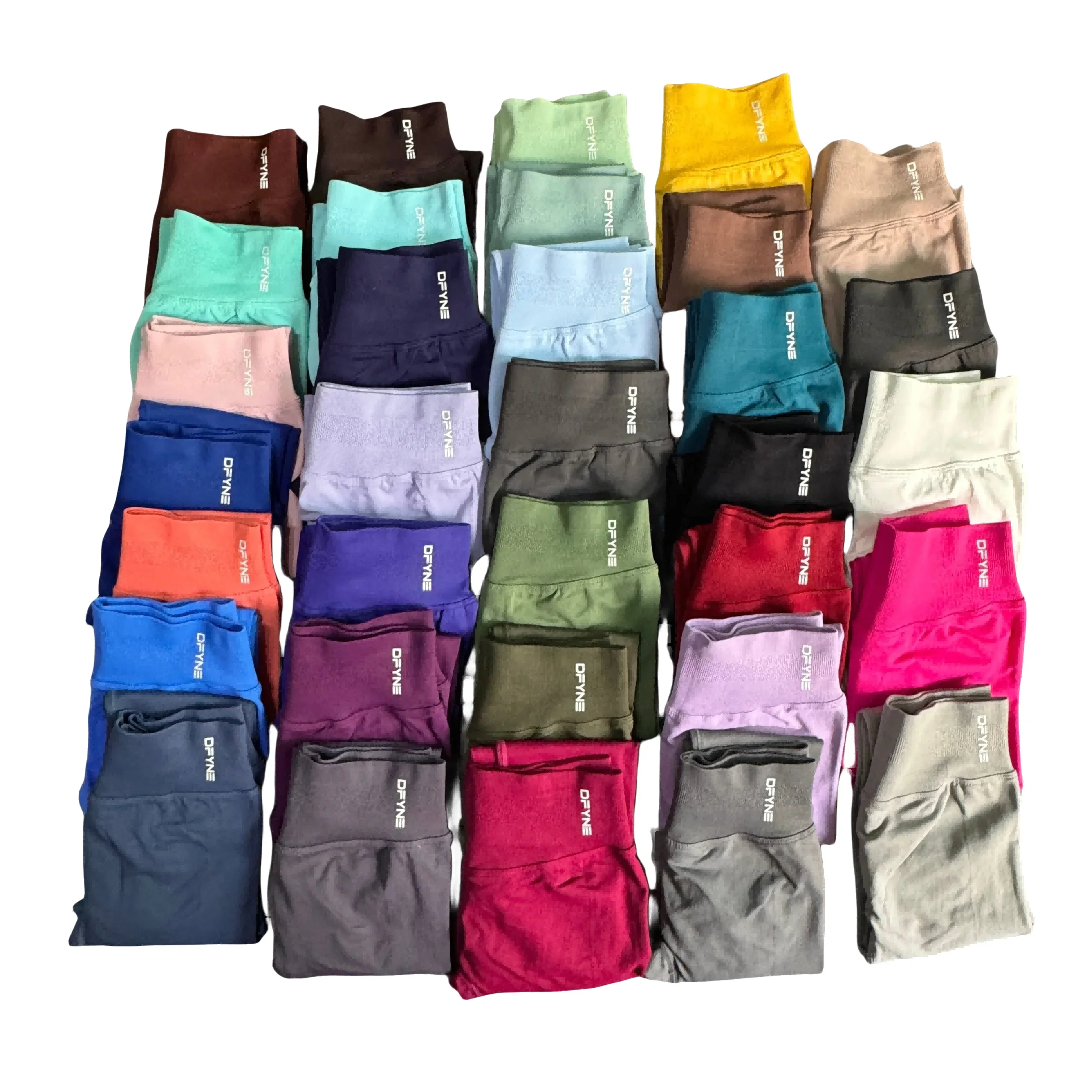 Dynamic Leggings Women Curl Up Seamless Yoga Pants High Quality Leggings Low Ribbed Fitness Pants High Stretch Fitness Tights image 2