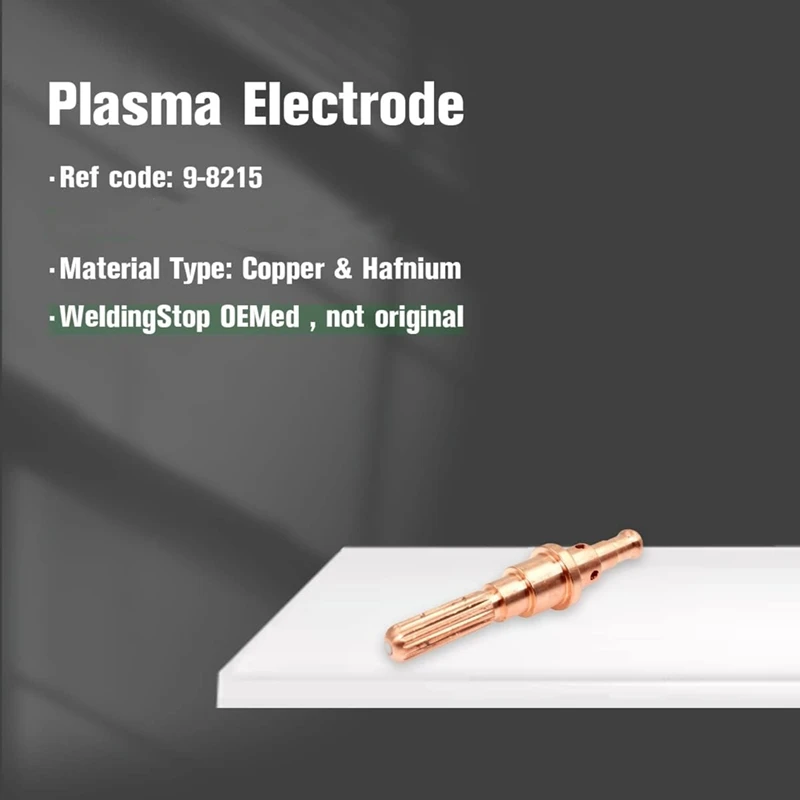 10 ชิ้น 9-8210 หัวฉีดพลาสม่า 10 ชิ้น 9-8215 Plasma Electrode Fit สําหรับ Thermal Dynamics SL60/SL100 ตัดไฟฉาย Consumables-AT64