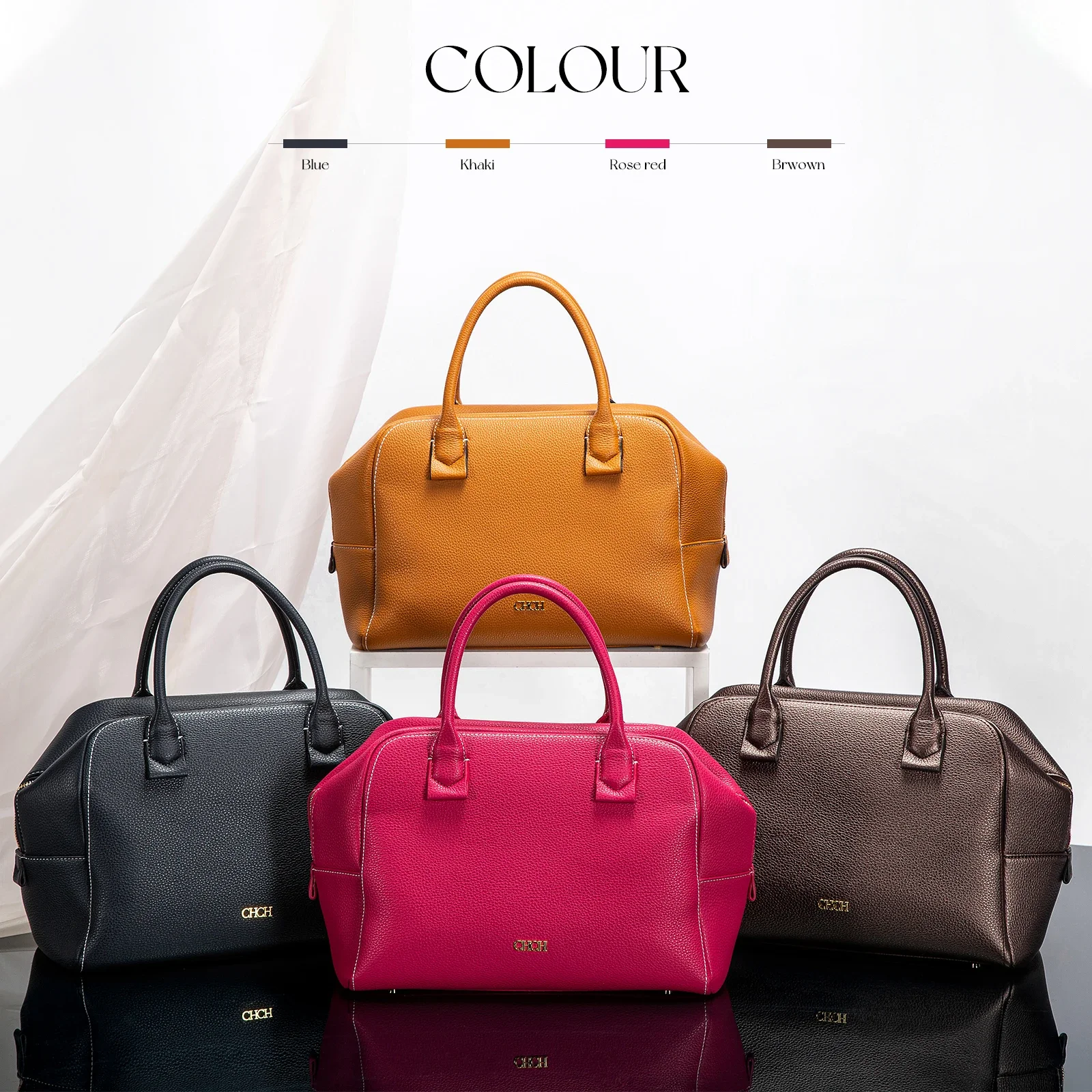

New Solid Color Women's Handbag Fashion Classic Retro Party Women's Large Capacity Handbag