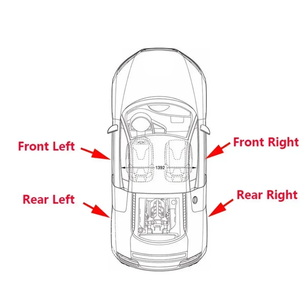 Car Front Rear Exterior Plating Door Handle For BMW Mini Cooper R60 Countryman R61 Paceman 2011 2012 2013 2014 2015 2016