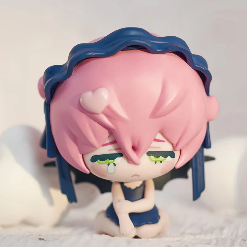 Em estoque alienígena palco livre série caixa cega bonito catoon anime figura caixa mistério casa ornamento decoração de mesa presente personalizado