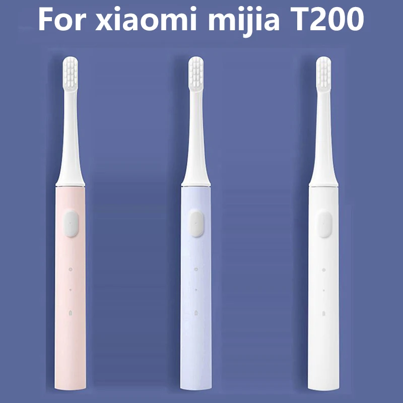 DuPont substituição escova cabeças para Xiaomi T200, cerdas macias, bicos adequados, escova de dentes elétrica sônica, embalagem a vácuo, 4pcs