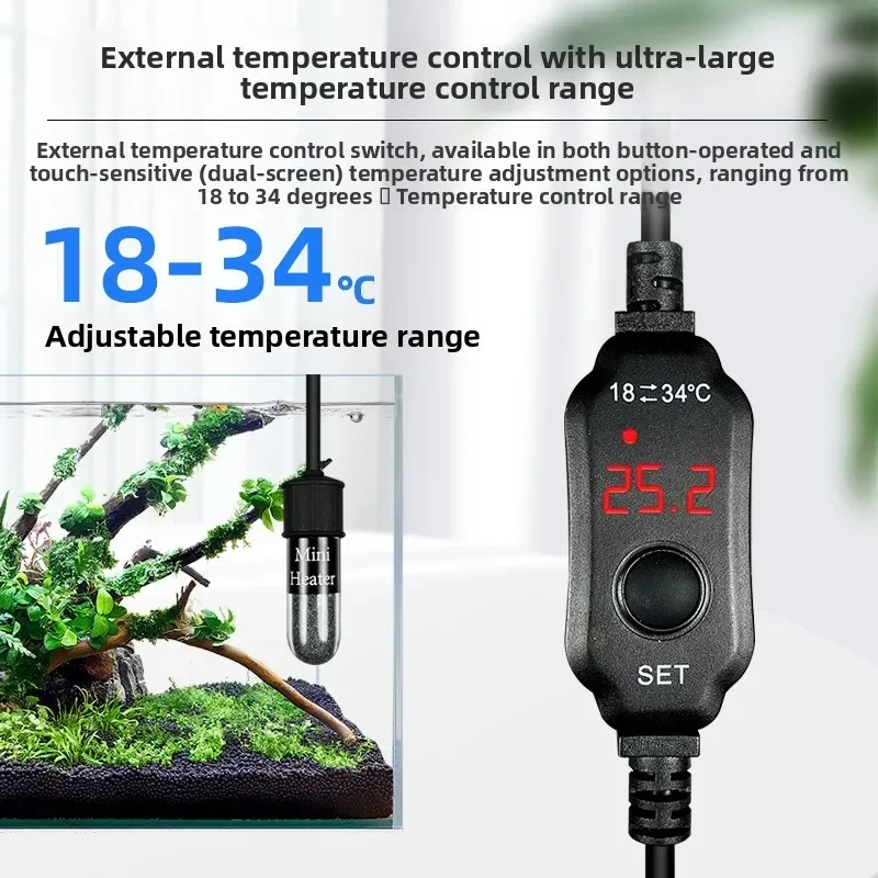 Универсальный мини-нагреватель – обзор и цена Fish Tank Heater