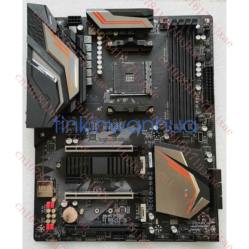 

used For Gigabyte X470 AORUS ULTRA GAMING Motherboard DDR4 PCI-E3.0 2×M.2 6×SATAIII.