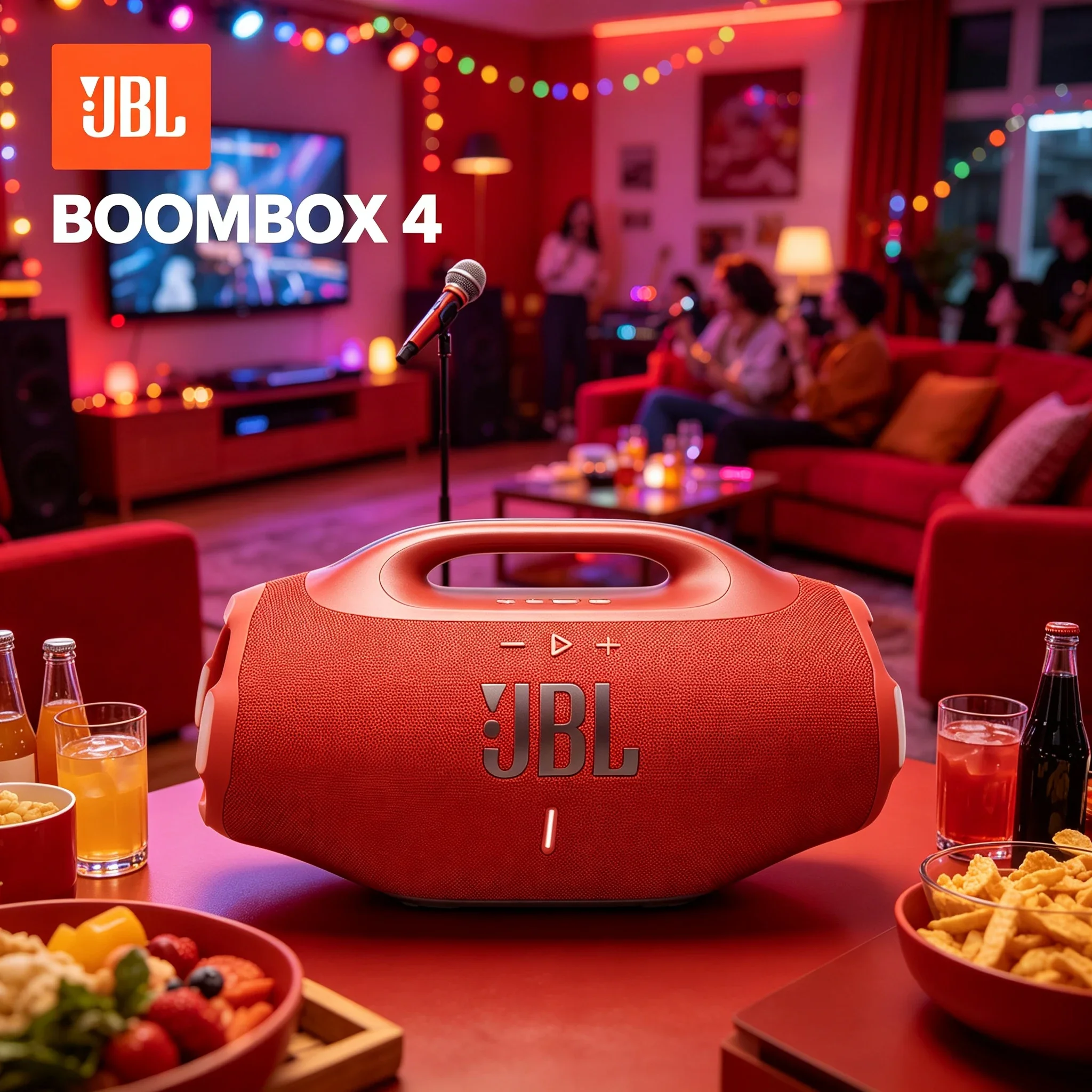 JBL BOOMBOX4 Music God of War 4th Generation Wireless Bluetooth Speaker Outdoor Camping High Volume Sound System