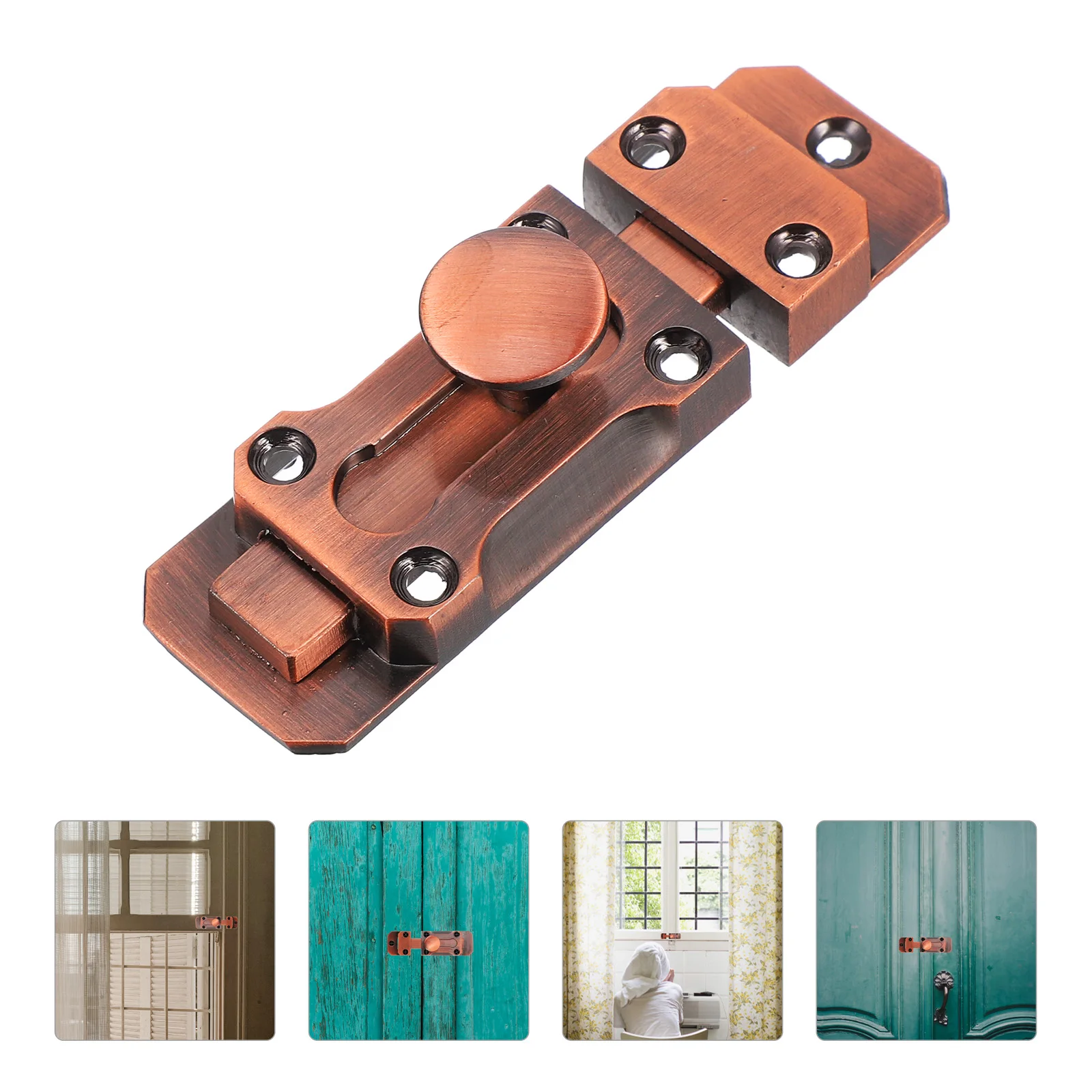 

Heavy Duty Zinc Alloy Sliding Security Locks For French Bathroom Patio Barn Doors Bolt Latch Durable Easy Install Bedroom Gate