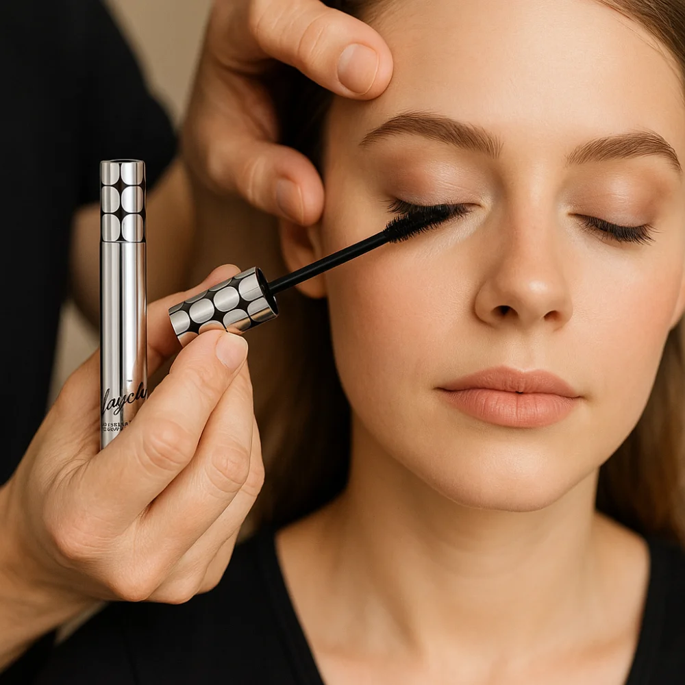 Mascara allungante a prova di sbavature Mascara arricciante a lunga durata senza grumi Volumizzante Allunga le ciglia Mascara riempitivo in fibra