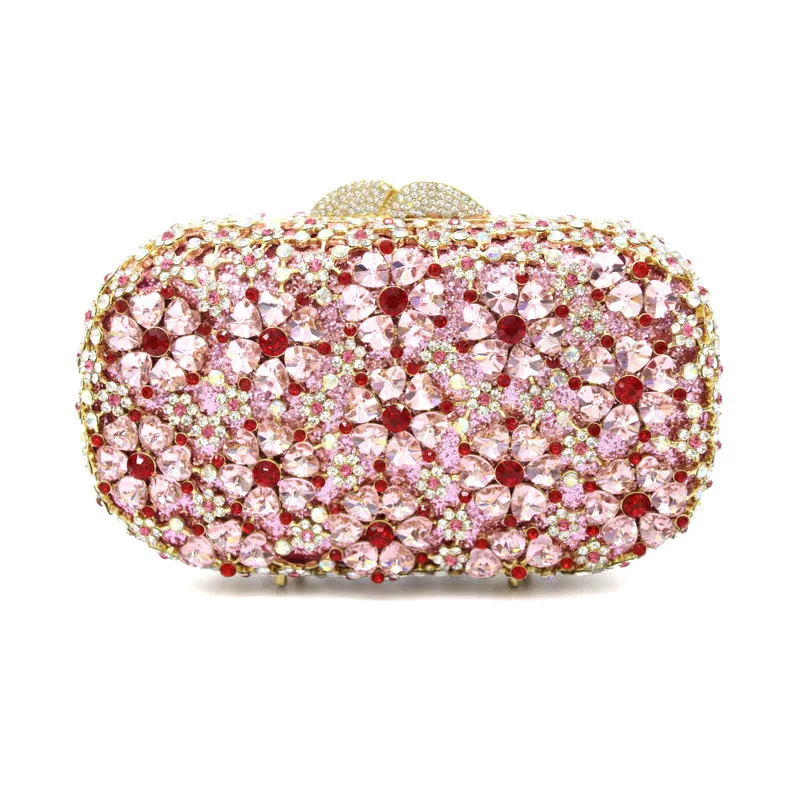 Neues Design Grüne Diamant-Clutch Abendtasche Markendesign Damenhandtasche Soiree Pochette Strass Kristall Party Clutch Taschen – Detail 2